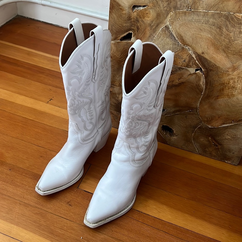 Jeffrey Campbell Dagget Boot in White Combo